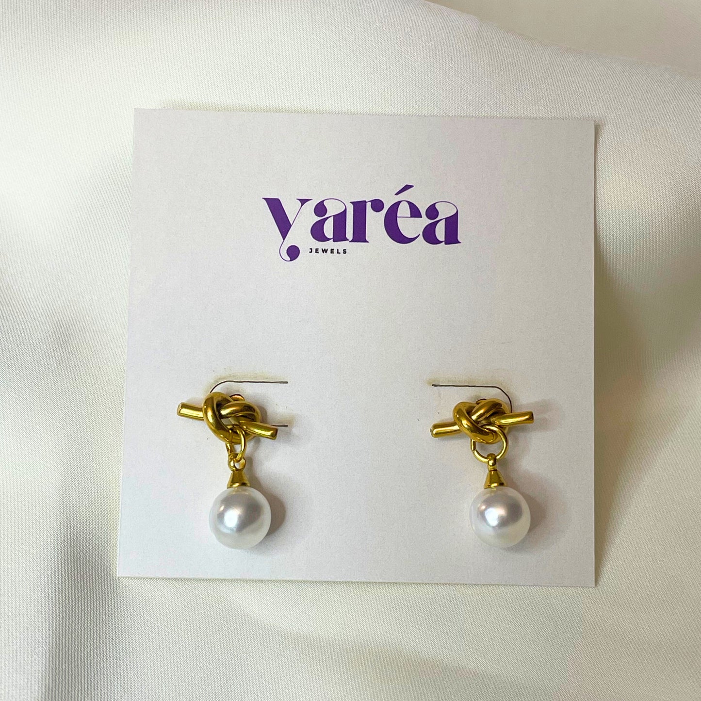 Pearl Knot Earrings