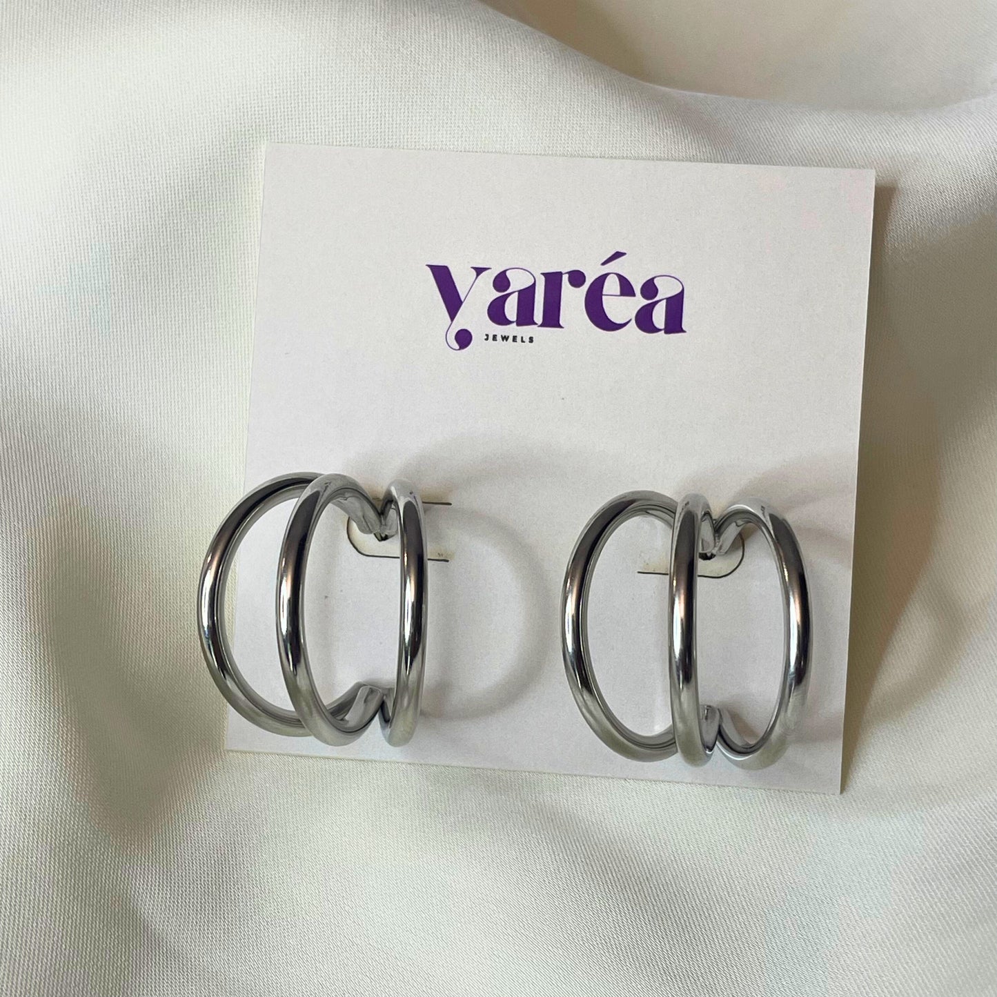 Trio Silver Hoop