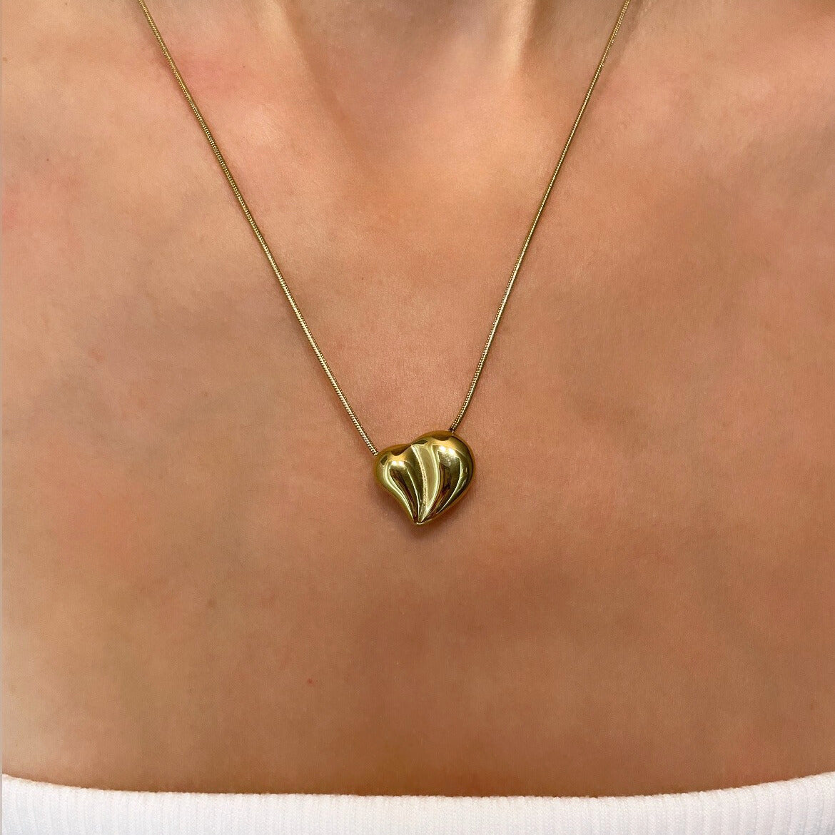 Halo Heart Necklace