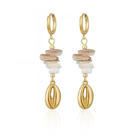 Shell & Natural Stones Earrings