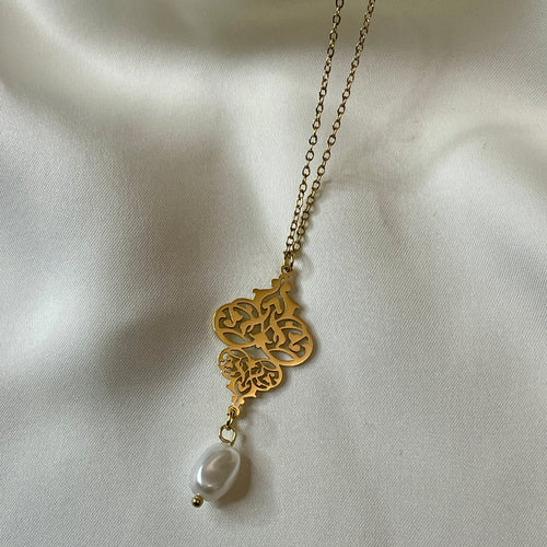 Arabesque Stainless Steel Necklace