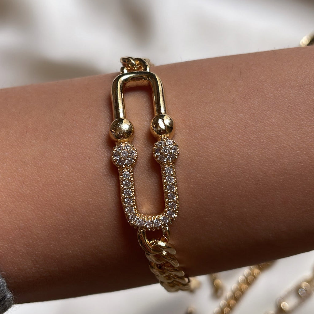 Brazilian Gold Zircon Bracelet