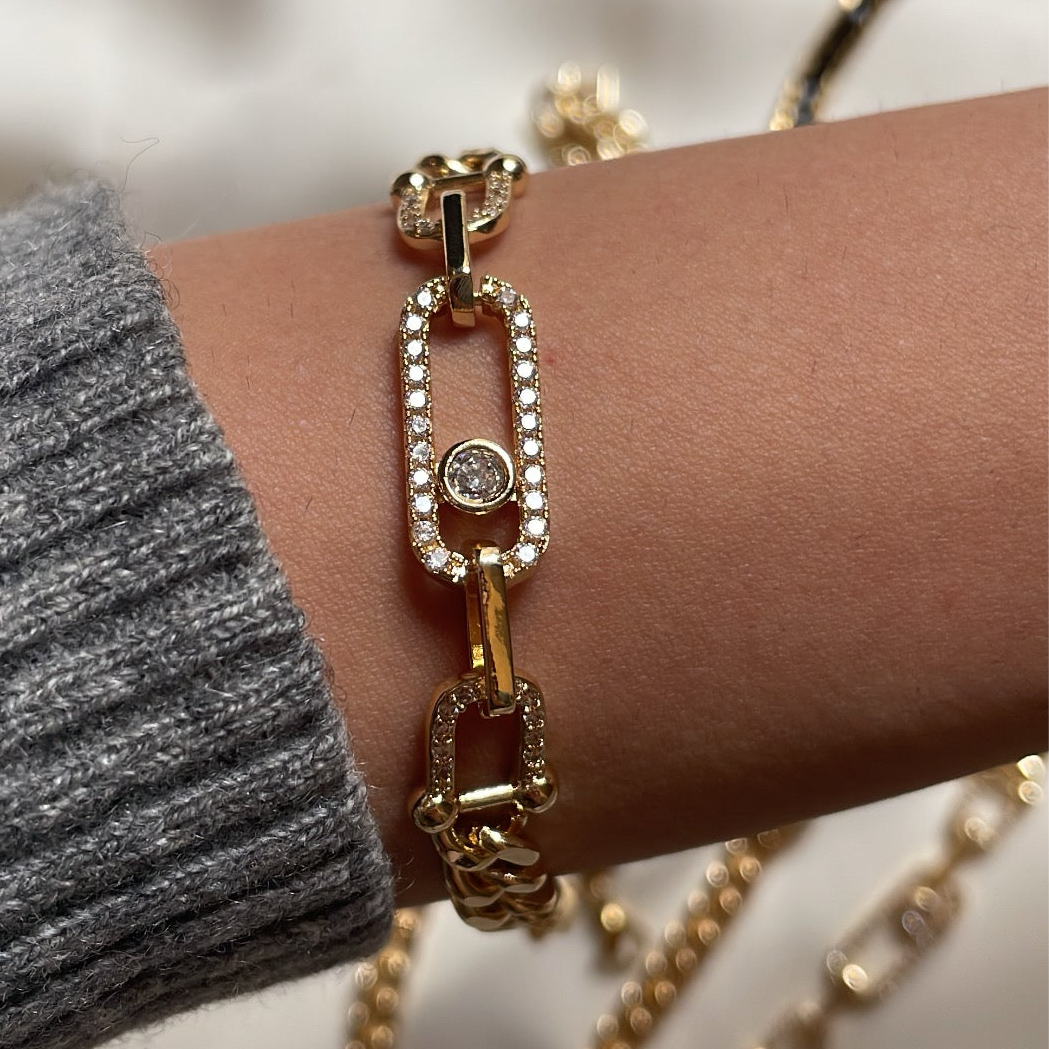 Brazilian Gold Zircon Bracelet