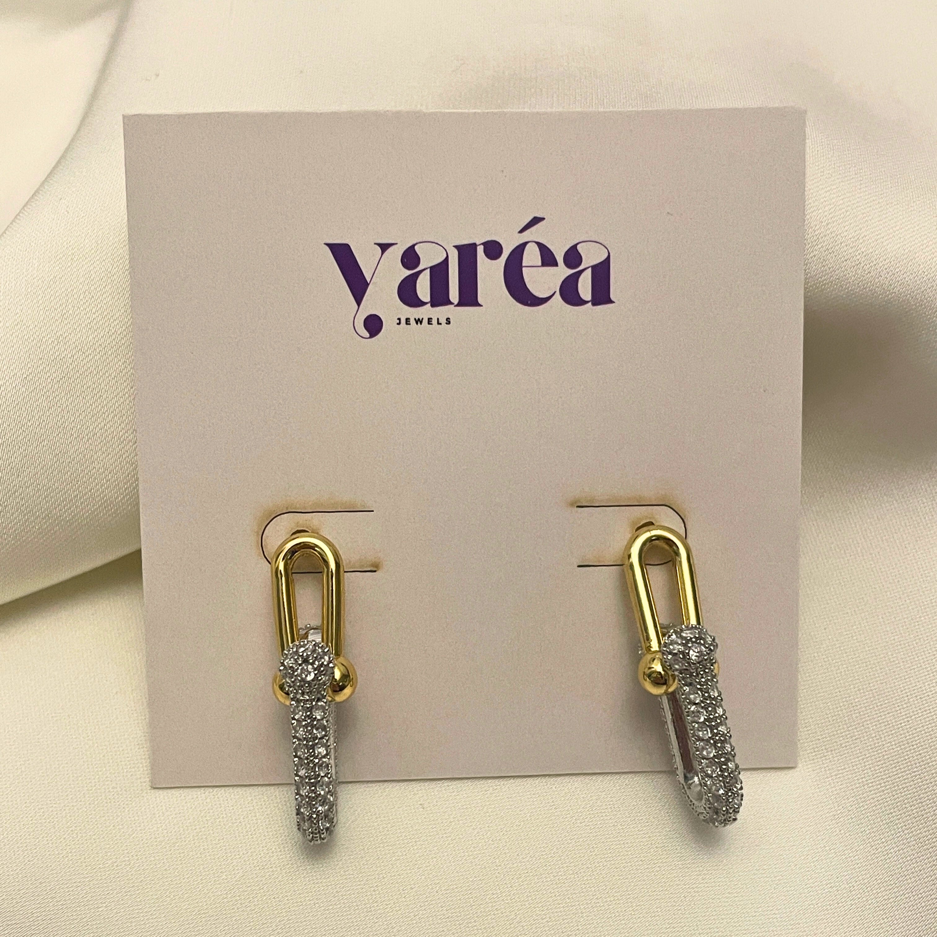 Double Interlocked Earrings