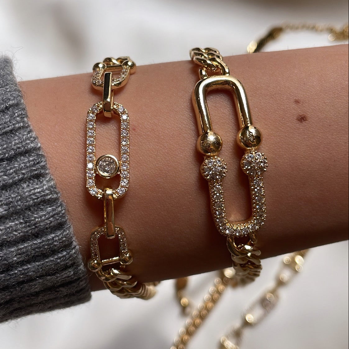 Brazilian Gold Zircon Bracelet