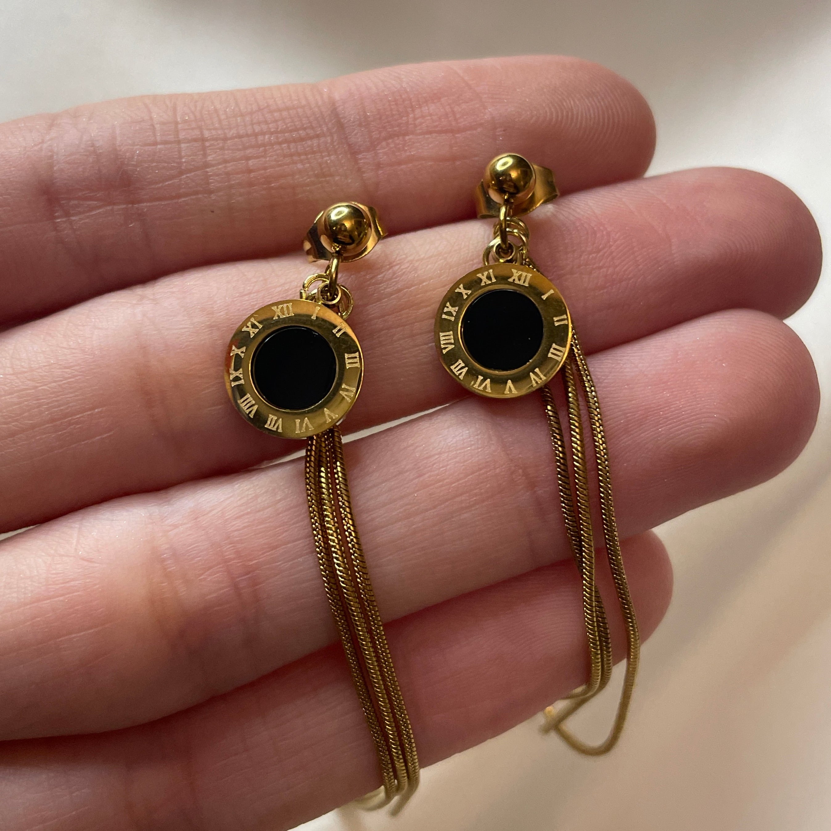 Roman Numeral Earrings