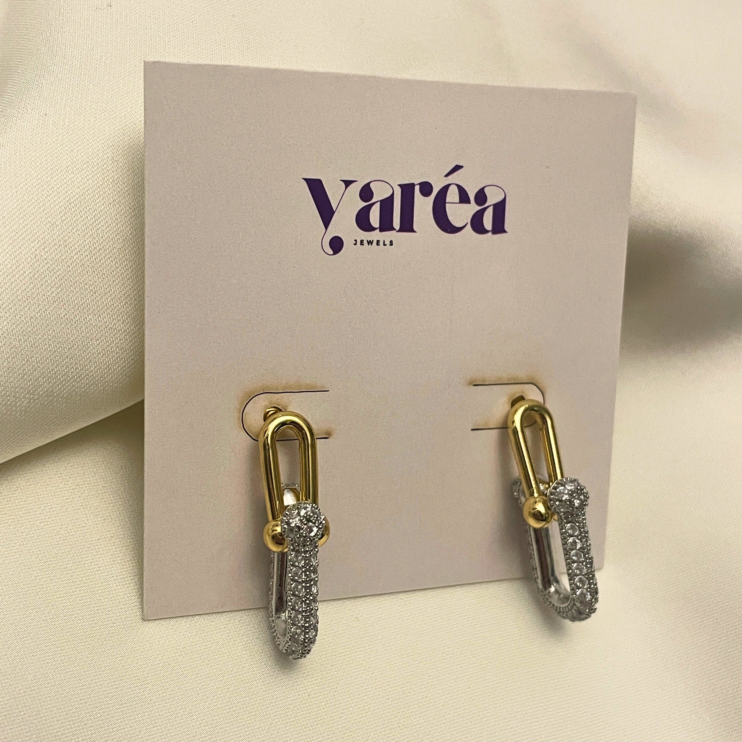 Double Interlocked Earrings