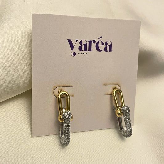 Double Interlocked Earrings