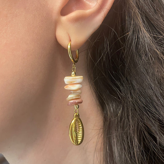 Shell & Natural Stones Earrings
