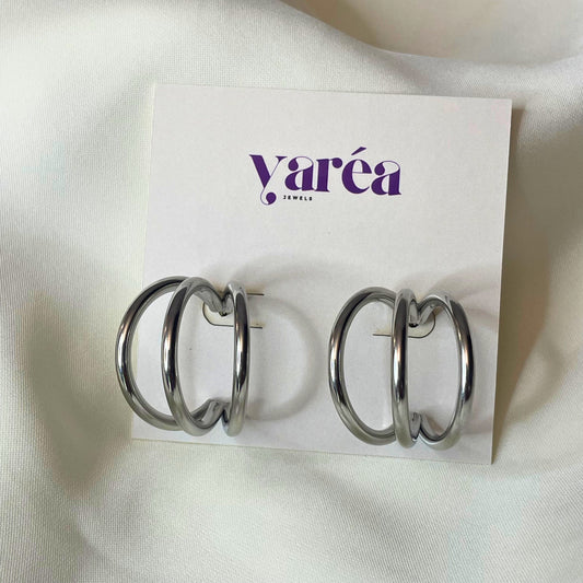 Trio Silver Hoop